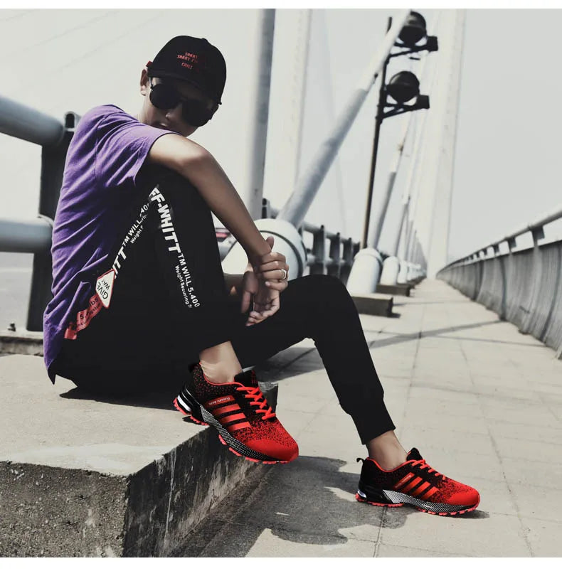 Shoes for Men Sneakers Fashion Running Sports Shoes Breathable Non-slip Walking Jogging Gym Shoes Women Casual Loafers Unisex