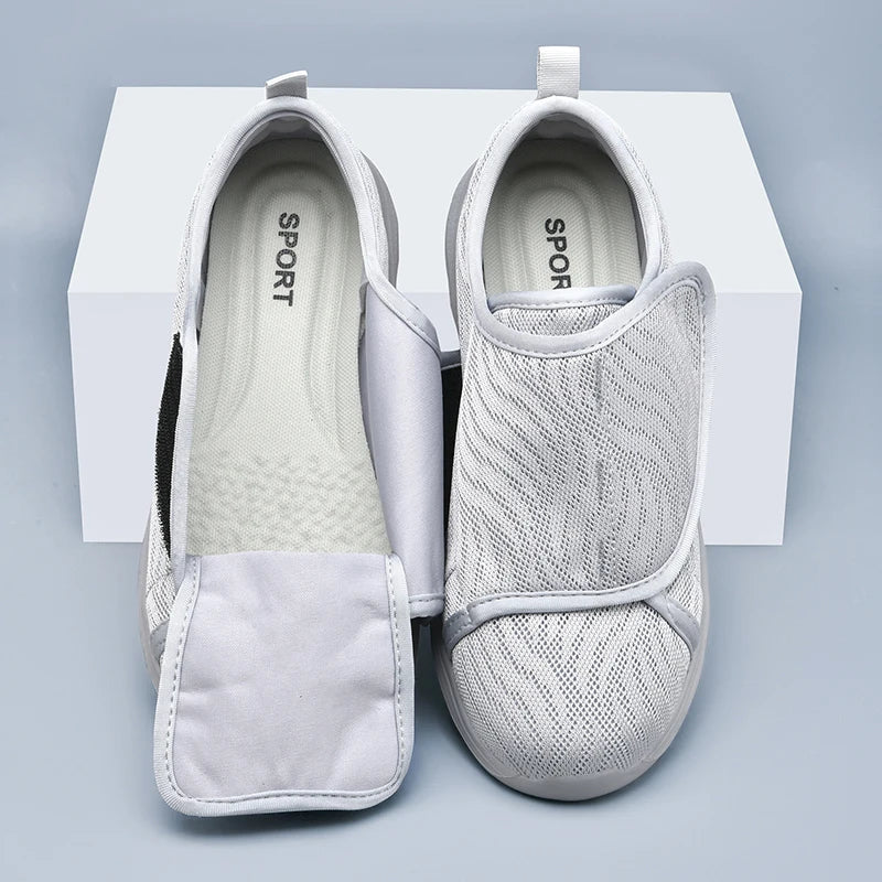 Diabetic Shoes Medical For Man Ladies Wide Fat Foot Swollen Feet Shoes Hallux Valgus Bunion Orthopedics Thumb Eversion