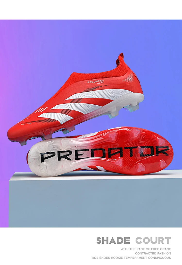 Man Soccer Shoes Original Football Boots for Men Studded Society Turf Indoor Training Cleats Non Slip Ultralight Kids Sneakers