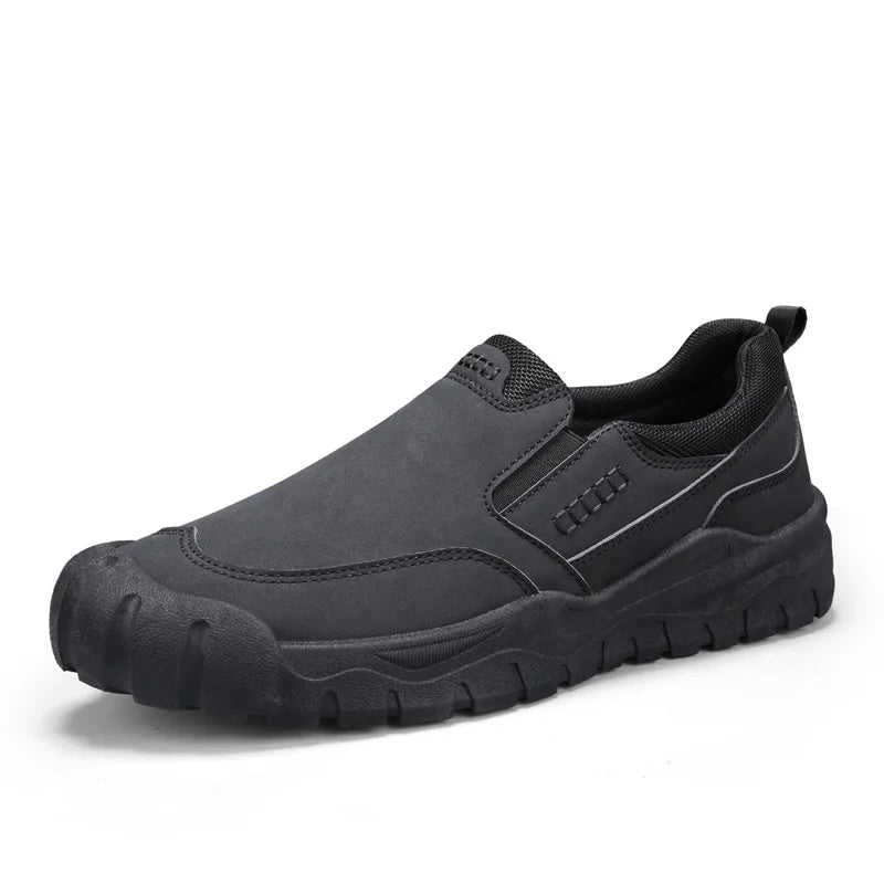 Men's shoes for work, leisure, and outdoor activities in spring and autumn, convenient to step on, suitable for sports and work