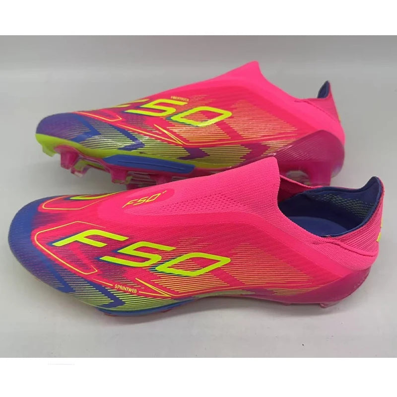 Soccer Shoes for Men Professional Football Shoes F50+ TF/FG Football Field Boots Comfortable Non-Slip Training Sneaker 39-45