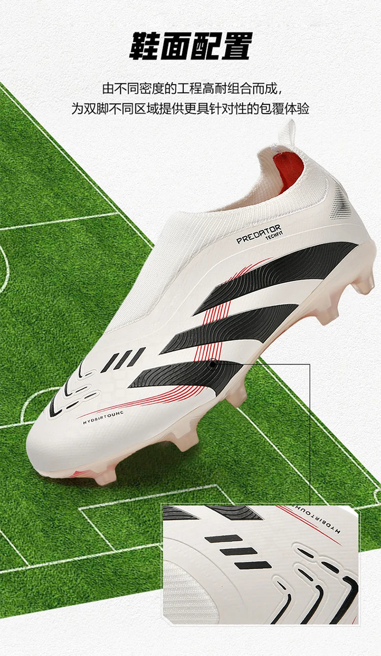 Man Soccer Shoes Original Football Boots for Men Studded Society Turf Indoor Training Cleats Non Slip Ultralight Kids Sneakers