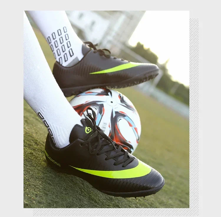 Soccer Shoes For Boys Girls Children'S Youth Broken Studs Flat Bottom For Training Sports Football Boots Cleats Shoes Low-Cut