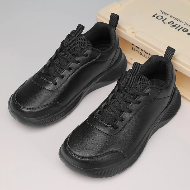 Men's Casual Sneakers Sports Shoes with Comfortable Leather Surface Men's Outdoor Widened Toe Men's Shoes for Men Sneakers