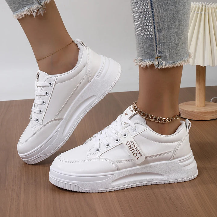 Super Comfortable White Sneakers for Women2025Spring and summer new versatile soft-soled sports sneakers casual shoes