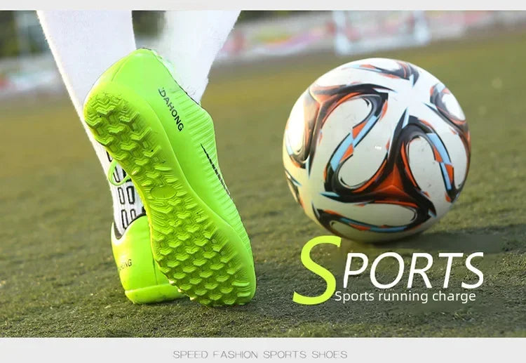 Soccer Shoes For Boys Girls Children'S Youth Broken Studs Flat Bottom For Training Sports Football Boots Cleats Shoes Low-Cut