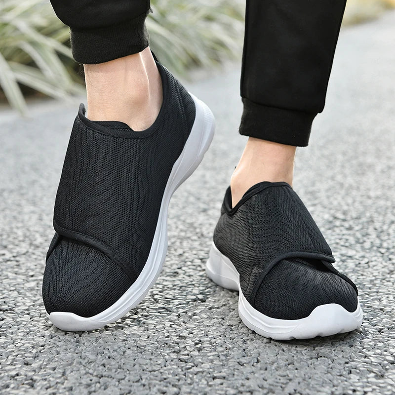 Diabetic Shoes Medical For Man Ladies Wide Fat Foot Swollen Feet Shoes Hallux Valgus Bunion Orthopedics Thumb Eversion