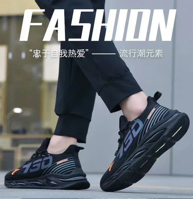 Shoes for Men Casual Slip on Fashion Sneakers Breathable Running Shoes Outdoor Walking Training Tennis Shoes