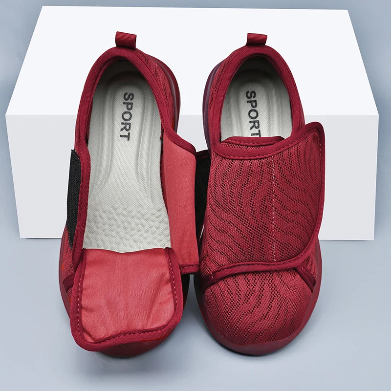 Diabetic Shoes Medical For Man Ladies Wide Fat Foot Swollen Feet Shoes Hallux Valgus Bunion Orthopedics Thumb Eversion