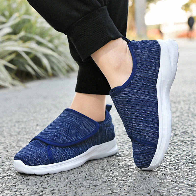 Diabetic Shoes Medical For Man Ladies Wide Fat Foot Swollen Feet Shoes Hallux Valgus Bunion Orthopedics Thumb Eversion