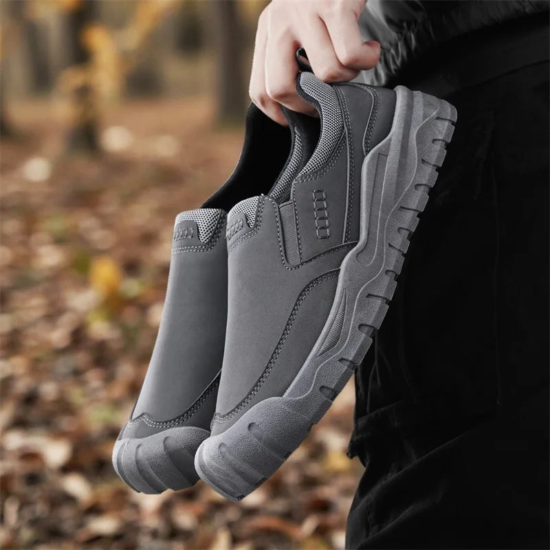 Men's shoes for work, leisure, and outdoor activities in spring and autumn, convenient to step on, suitable for sports and work
