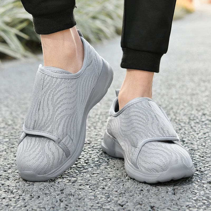 Diabetic Shoes Medical For Man Ladies Wide Fat Foot Swollen Feet Shoes Hallux Valgus Bunion Orthopedics Thumb Eversion