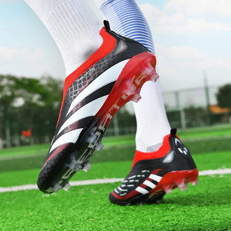 Man Soccer Shoes Original Football Boots for Men Studded Society Turf Indoor Training Cleats Non Slip Ultralight Kids Sneakers