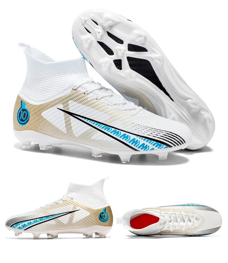 Men Soccer Shoes Kids Football Boots Women Professional Soccer Cleats Antiskid Chaussure Football TF/FG Outdoor Football Shoes