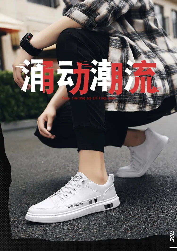 Sneakers for Men Casual Board Shoes Breathable and Wear-resistant Men Shoes Trendy Simple Vogue Male Sneakers Not Slip Men 2024