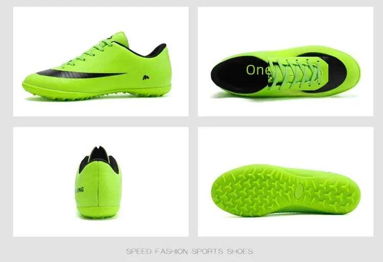 Soccer Shoes For Boys Girls Children'S Youth Broken Studs Flat Bottom For Training Sports Football Boots Cleats Shoes Low-Cut