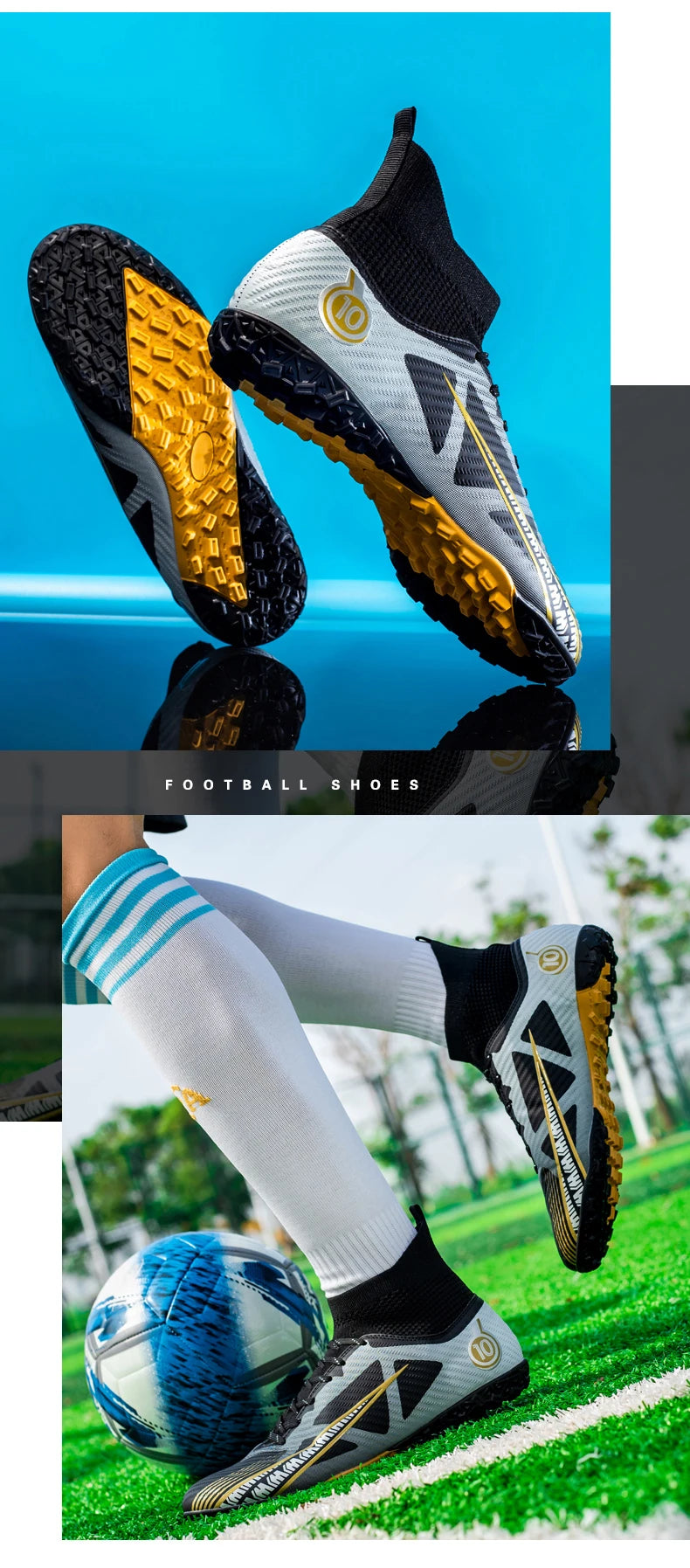 Men Soccer Shoes Kids Football Boots Women Professional Soccer Cleats Antiskid Chaussure Football TF/FG Outdoor Football Shoes