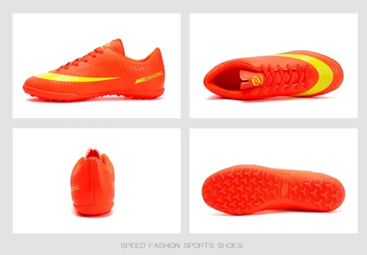 Soccer Shoes For Boys Girls Children'S Youth Broken Studs Flat Bottom For Training Sports Football Boots Cleats Shoes Low-Cut