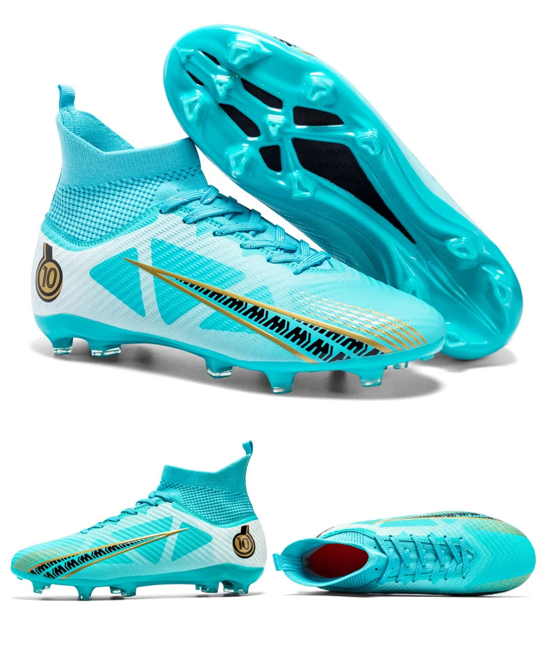 Men Soccer Shoes Kids Football Boots Women Professional Soccer Cleats Antiskid Chaussure Football TF/FG Outdoor Football Shoes