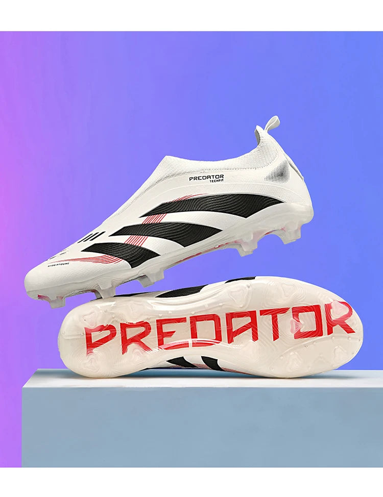 Man Soccer Shoes Original Football Boots for Men Studded Society Turf Indoor Training Cleats Non Slip Ultralight Kids Sneakers