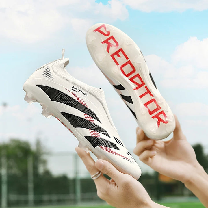 Man Soccer Shoes Original Football Boots for Men Studded Society Turf Indoor Training Cleats Non Slip Ultralight Kids Sneakers