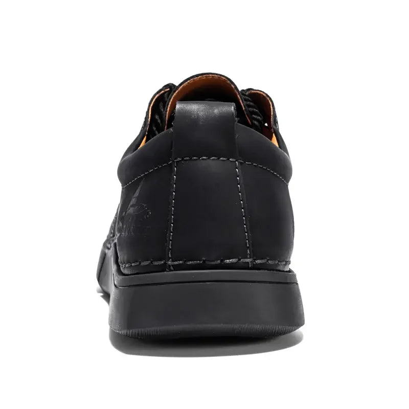 Shoes for Man Are Fashionable Dark Brown Loafers Suitable Outdoor Activities Breathable Daily Casual Shoes with Lace Up Design