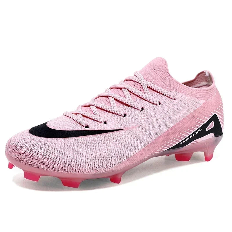 New Men Sport Soccer Shoes Training Boys Football Boots Outdoor Adult  Long Spikes Non Slip Cleats Breathable Match Comfortable