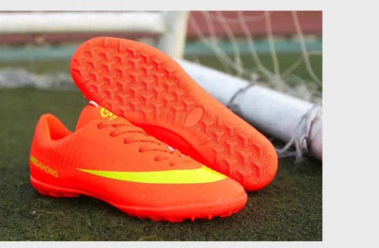 Soccer Shoes For Boys Girls Children'S Youth Broken Studs Flat Bottom For Training Sports Football Boots Cleats Shoes Low-Cut