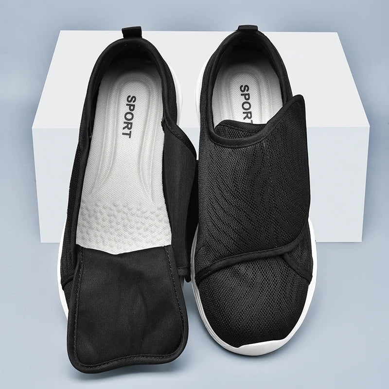 Diabetic Shoes Medical For Man Ladies Wide Fat Foot Swollen Feet Shoes Hallux Valgus Bunion Orthopedics Thumb Eversion