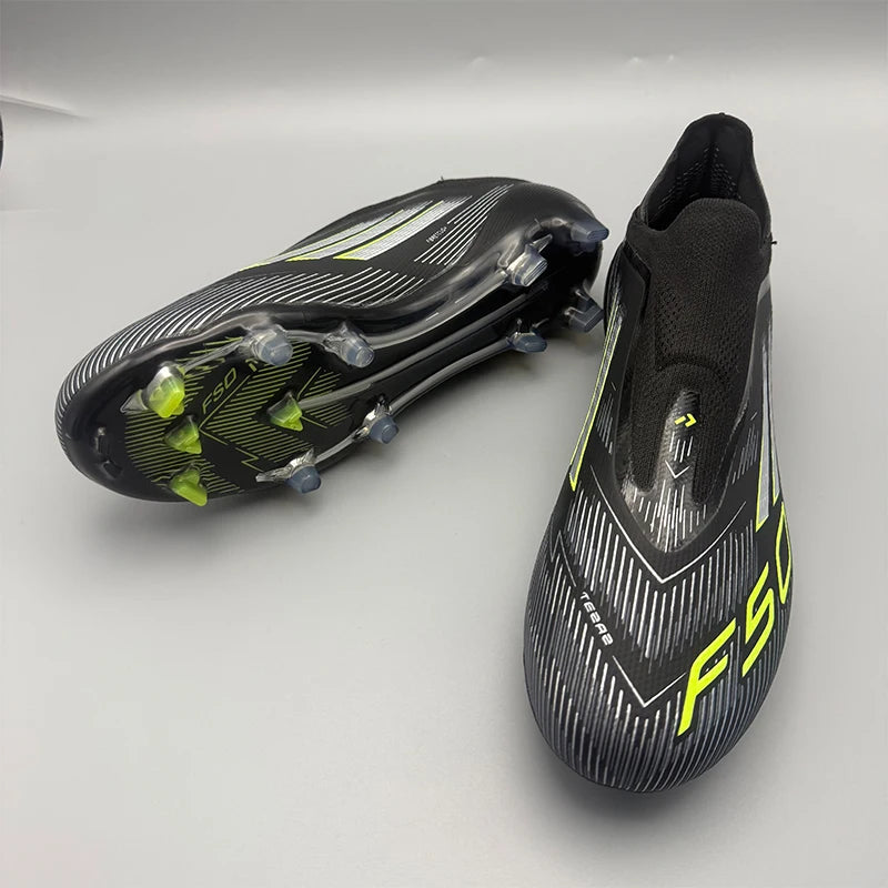 New Men Soccer Shoes Adult Futsal Sport Indoor Football Boots Cleats Non-Slip Boys Grass Ultralight Turf Comfortable Match