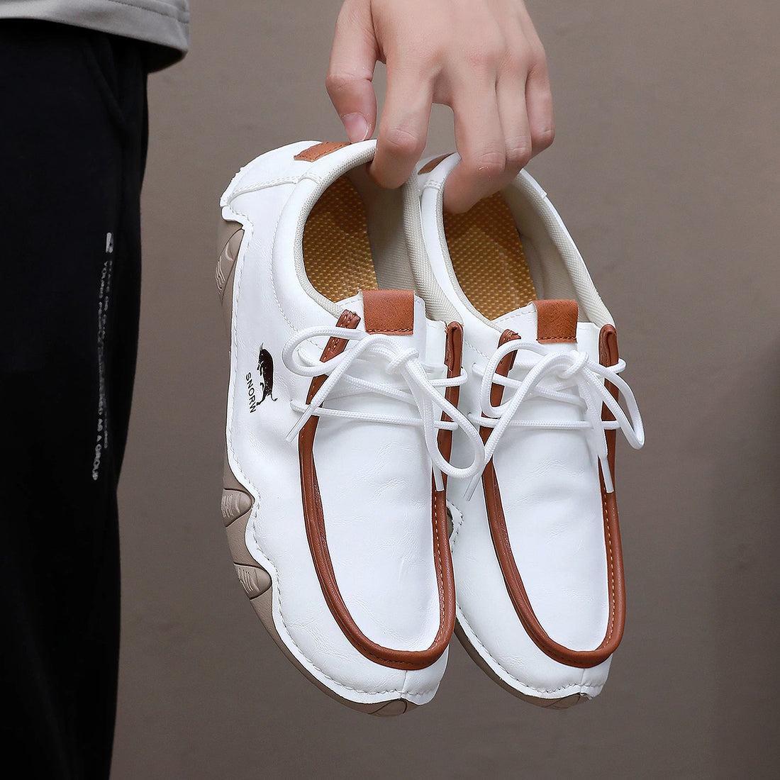 Shoes for Man Fashion Brand Loafers Soft Soled Comfortable Casual Walking Shoes Breathable Sports Tennis Outdoor Driving Shoes