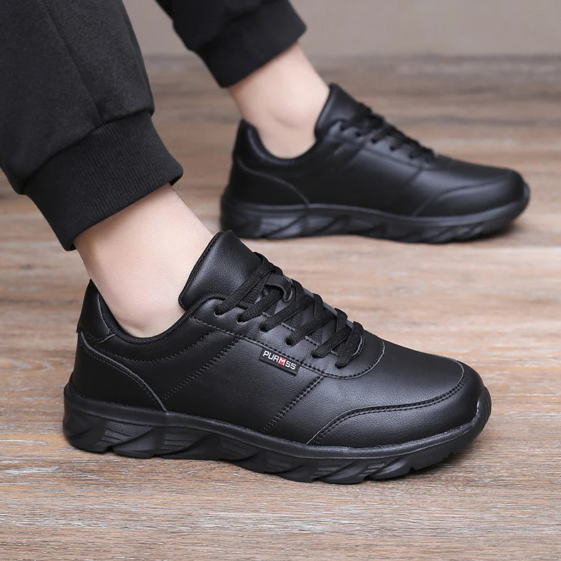 Men Sneakers Soft Sports Running Shoes New Casual Shoes for Men Solid Black White Walking Footwear Fitness jogging Men Shoes