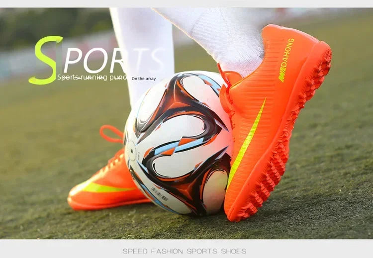 Soccer Shoes For Boys Girls Children'S Youth Broken Studs Flat Bottom For Training Sports Football Boots Cleats Shoes Low-Cut