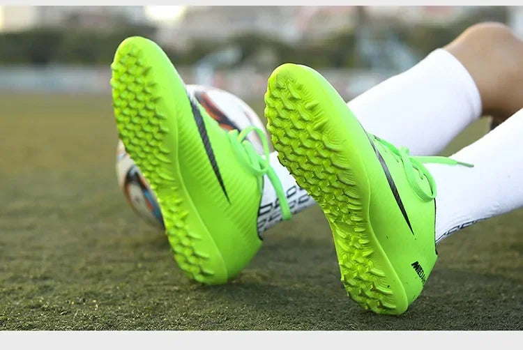 Soccer Shoes For Boys Girls Children'S Youth Broken Studs Flat Bottom For Training Sports Football Boots Cleats Shoes Low-Cut