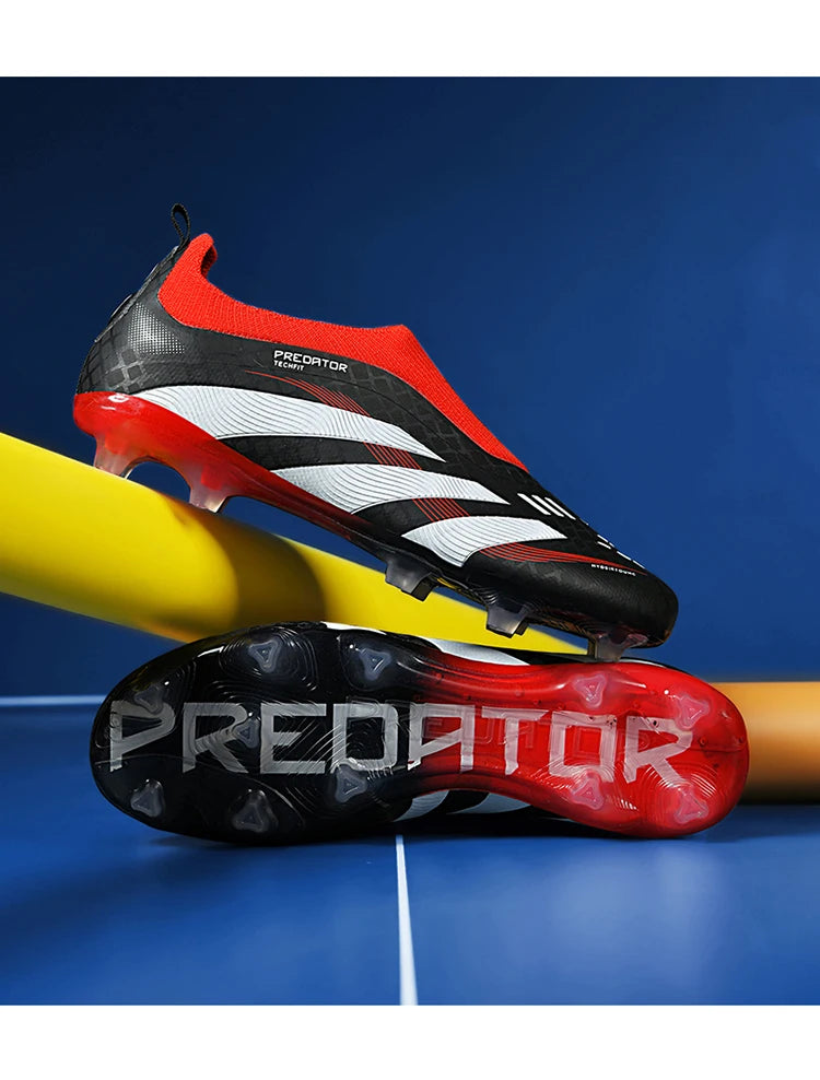 Man Soccer Shoes Original Football Boots for Men Studded Society Turf Indoor Training Cleats Non Slip Ultralight Kids Sneakers