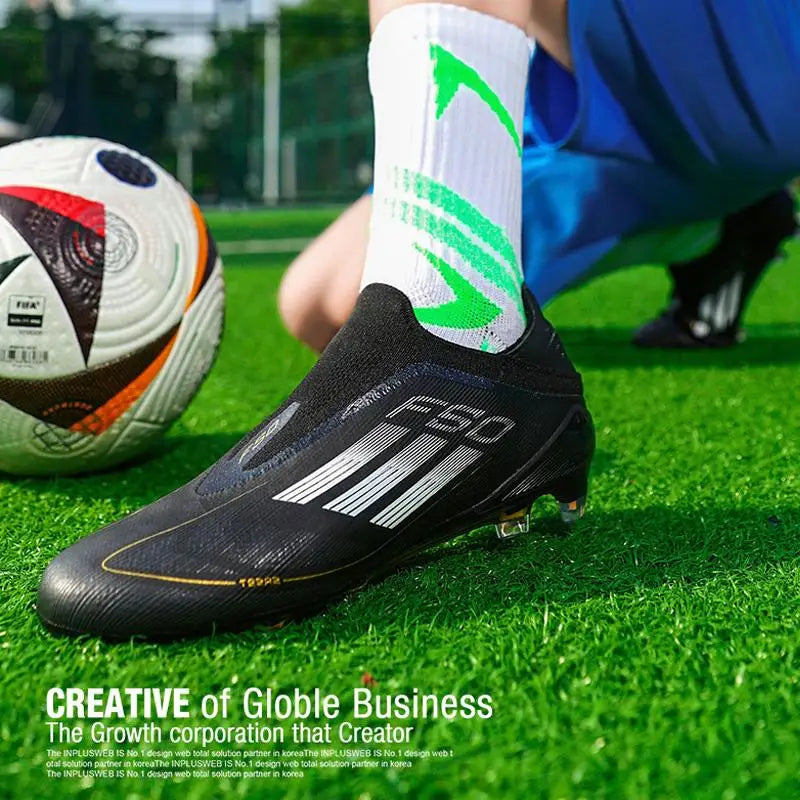 Soccer Shoes New Arrival For Men And Women Suitable For Outdoor Sports Futsal Shoes With Belt