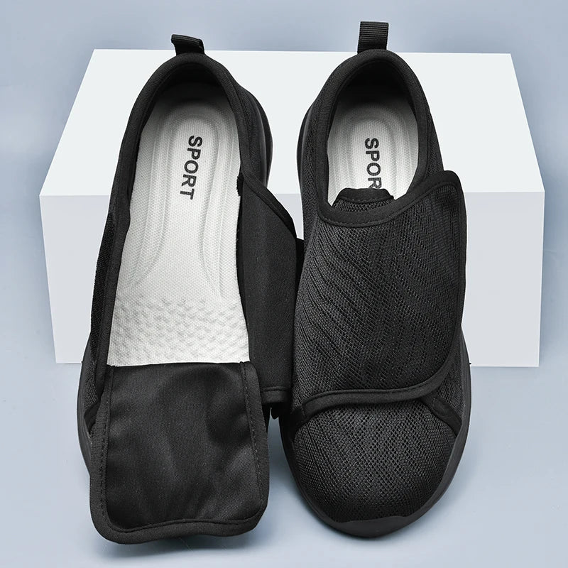 Diabetic Shoes Medical For Man Ladies Wide Fat Foot Swollen Feet Shoes Hallux Valgus Bunion Orthopedics Thumb Eversion