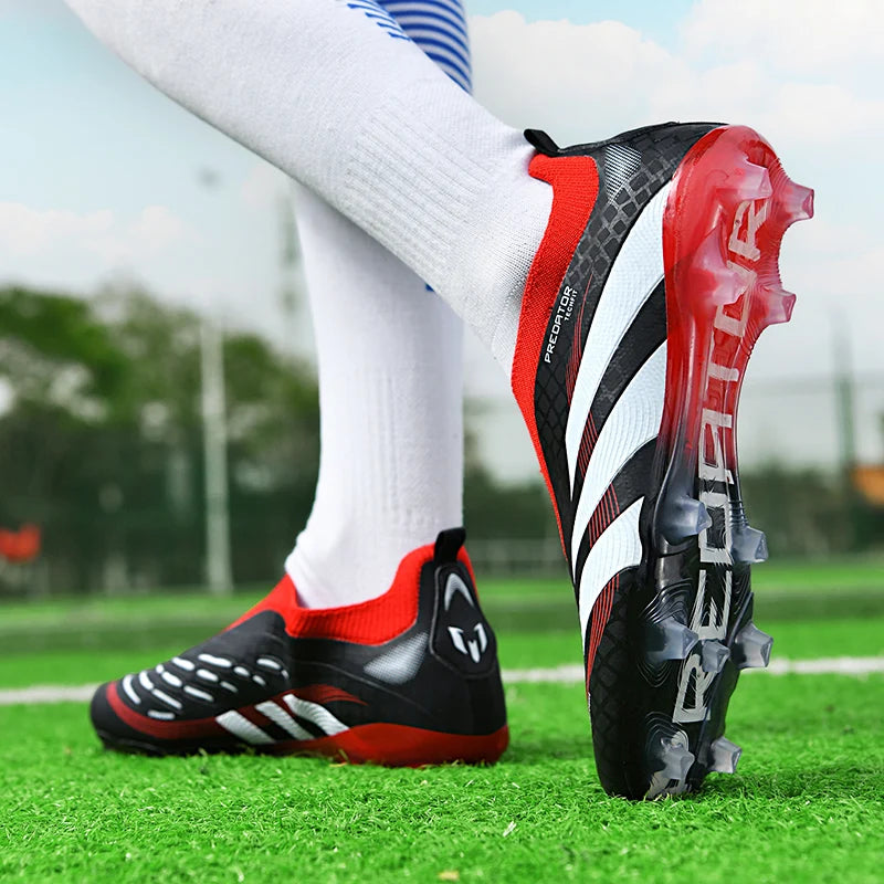Man Soccer Shoes Original Football Boots for Men Studded Society Turf Indoor Training Cleats Non Slip Ultralight Kids Sneakers