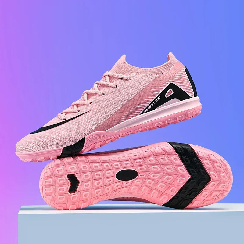 New Men Sport Soccer Shoes Training Boys Football Boots Outdoor Adult  Long Spikes Non Slip Cleats Breathable Match Comfortable