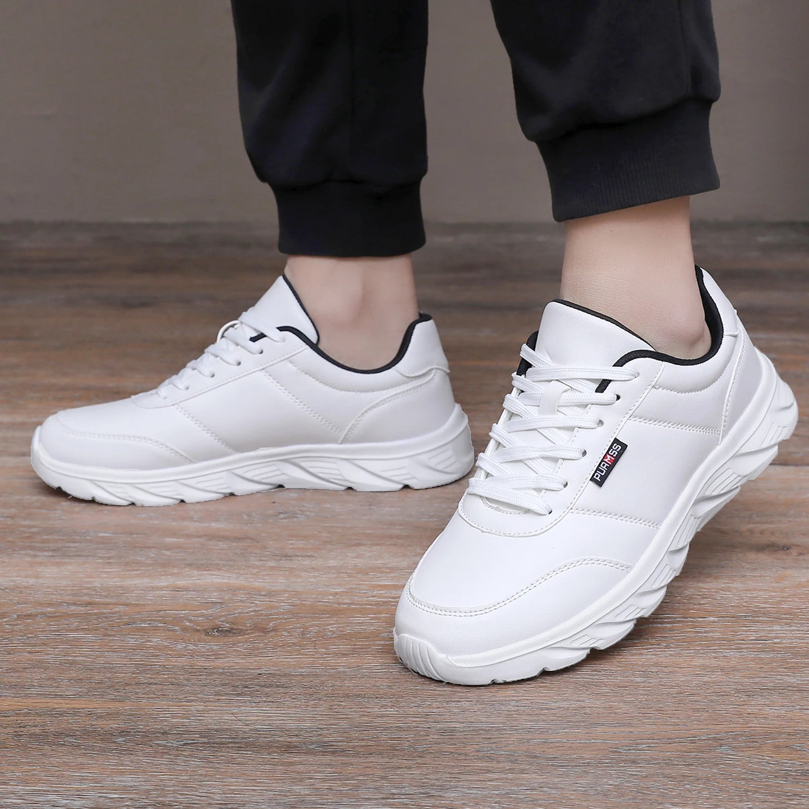 Men Sneakers Soft Sports Running Shoes New Casual Shoes for Men Solid Black White Walking Footwear Fitness jogging Men Shoes