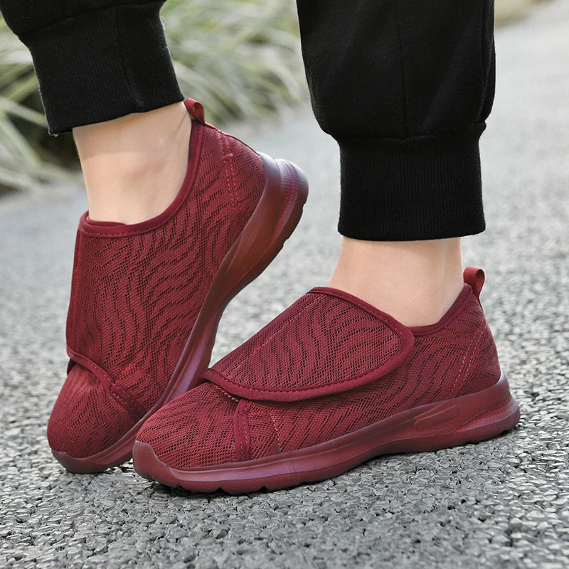 Diabetic Shoes Medical For Man Ladies Wide Fat Foot Swollen Feet Shoes Hallux Valgus Bunion Orthopedics Thumb Eversion