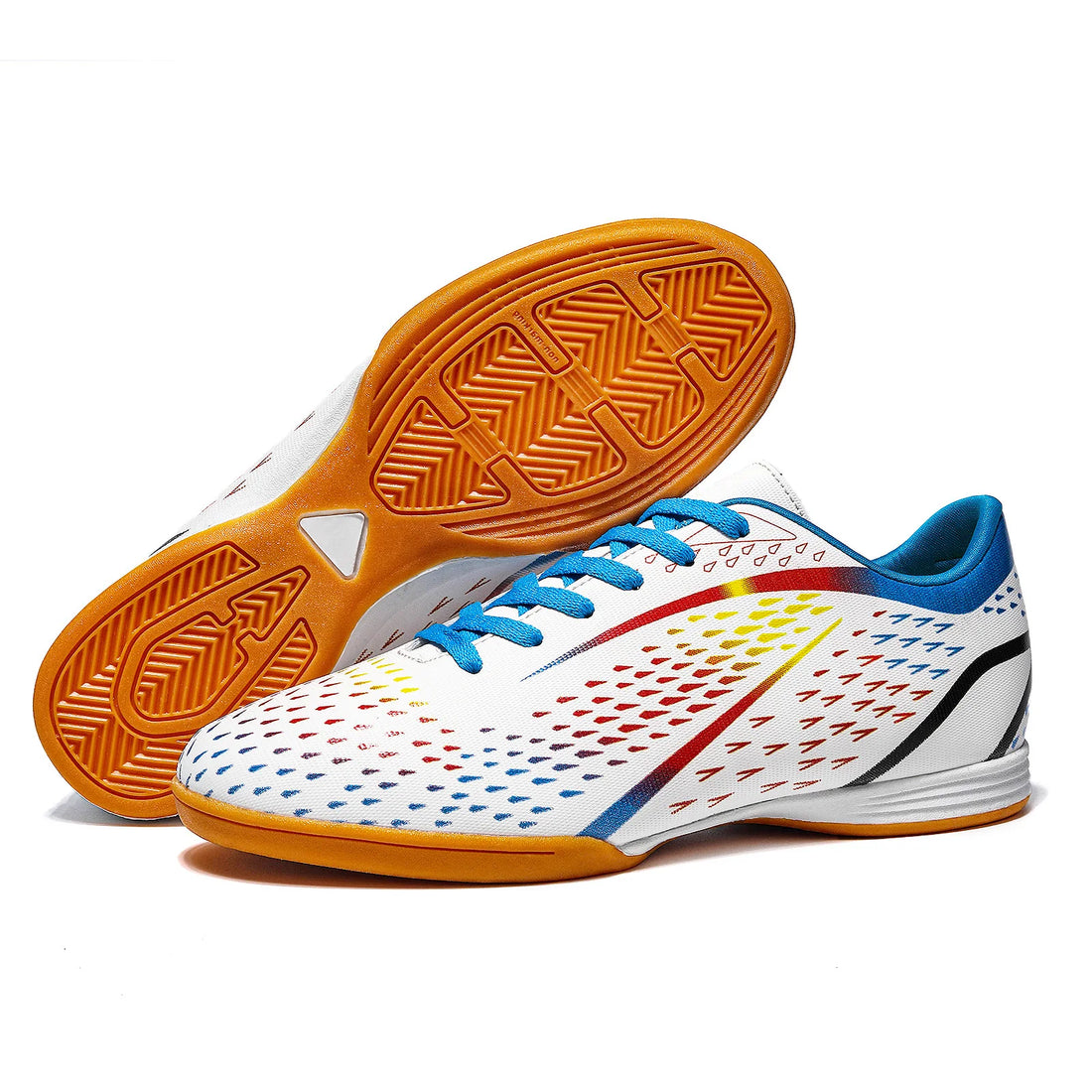 Futsal Soccer Shoes Men Low Top High Quality Anti-slip Indoor Football Shoes Kids Teenage Students Training Soccer Sneakers