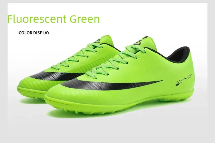 Soccer Shoes For Boys Girls Children'S Youth Broken Studs Flat Bottom For Training Sports Football Boots Cleats Shoes Low-Cut