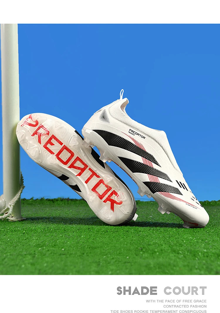 Man Soccer Shoes Original Football Boots for Men Studded Society Turf Indoor Training Cleats Non Slip Ultralight Kids Sneakers