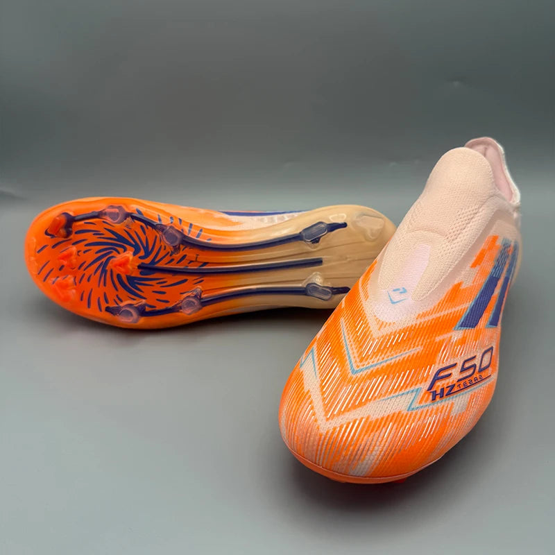 New Men Soccer Shoes Adult Futsal Sport Indoor Football Boots Cleats Non-Slip Boys Grass Ultralight Turf Comfortable Match