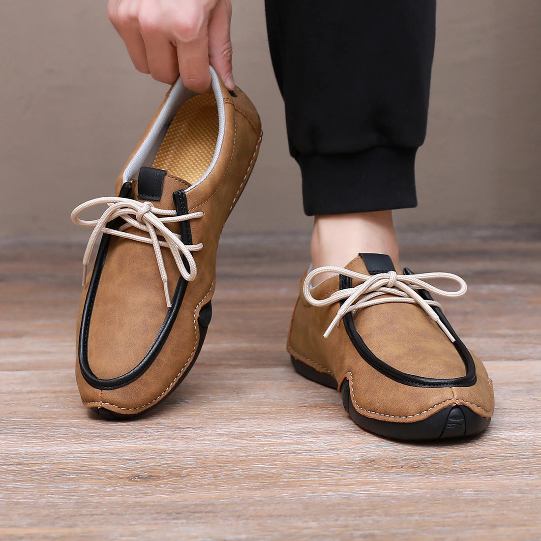 Shoes for Man Fashion Brand Loafers Soft Soled Comfortable Casual Walking Shoes Breathable Sports Tennis Outdoor Driving Shoes