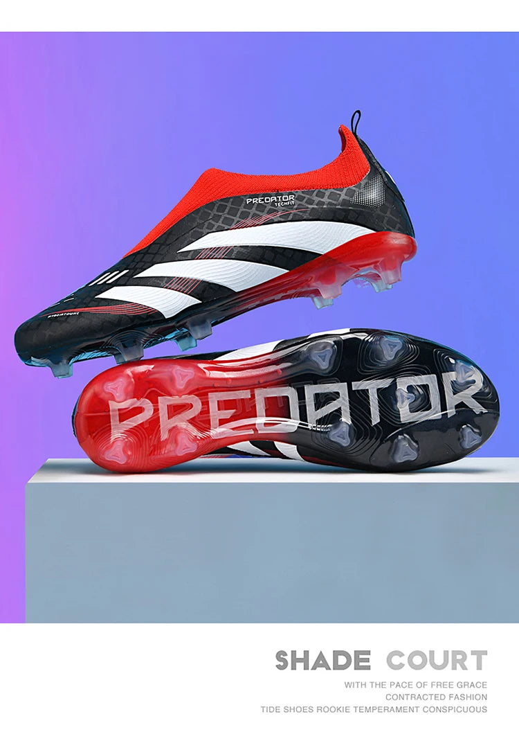 Man Soccer Shoes Original Football Boots for Men Studded Society Turf Indoor Training Cleats Non Slip Ultralight Kids Sneakers