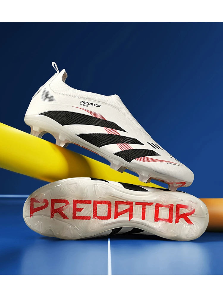 Man Soccer Shoes Original Football Boots for Men Studded Society Turf Indoor Training Cleats Non Slip Ultralight Kids Sneakers