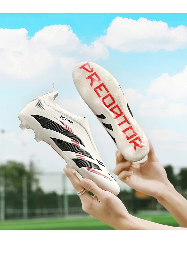 Man Soccer Shoes Original Football Boots for Men Studded Society Turf Indoor Training Cleats Non Slip Ultralight Kids Sneakers