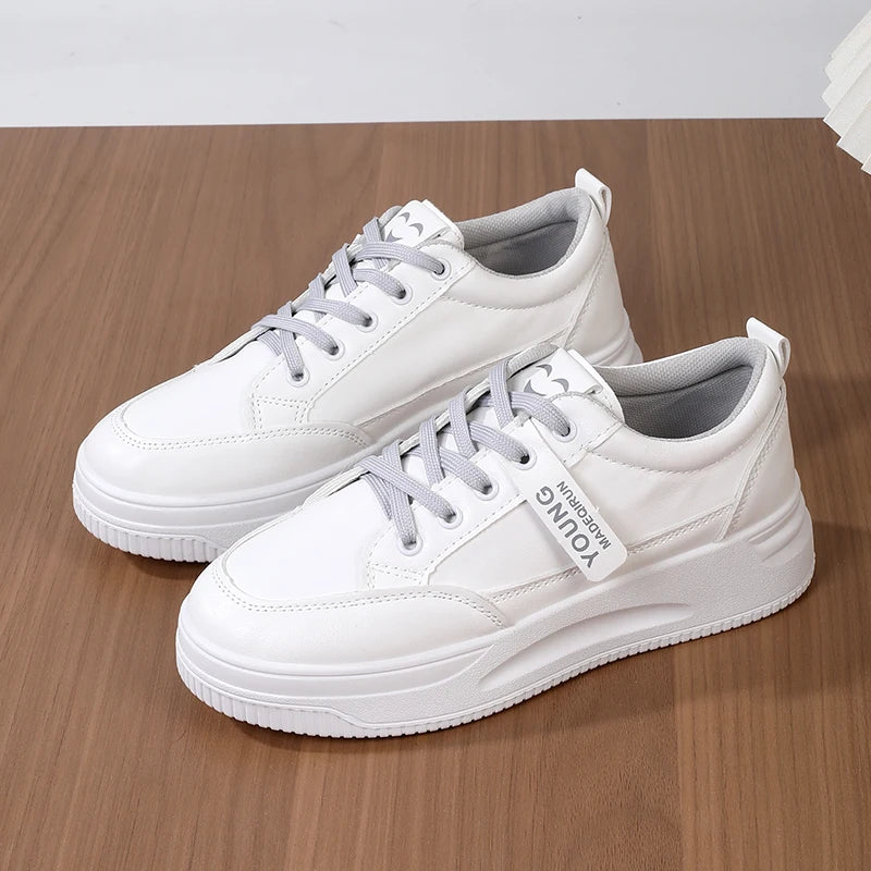 Super Comfortable White Sneakers for Women2025Spring and summer new versatile soft-soled sports sneakers casual shoes
